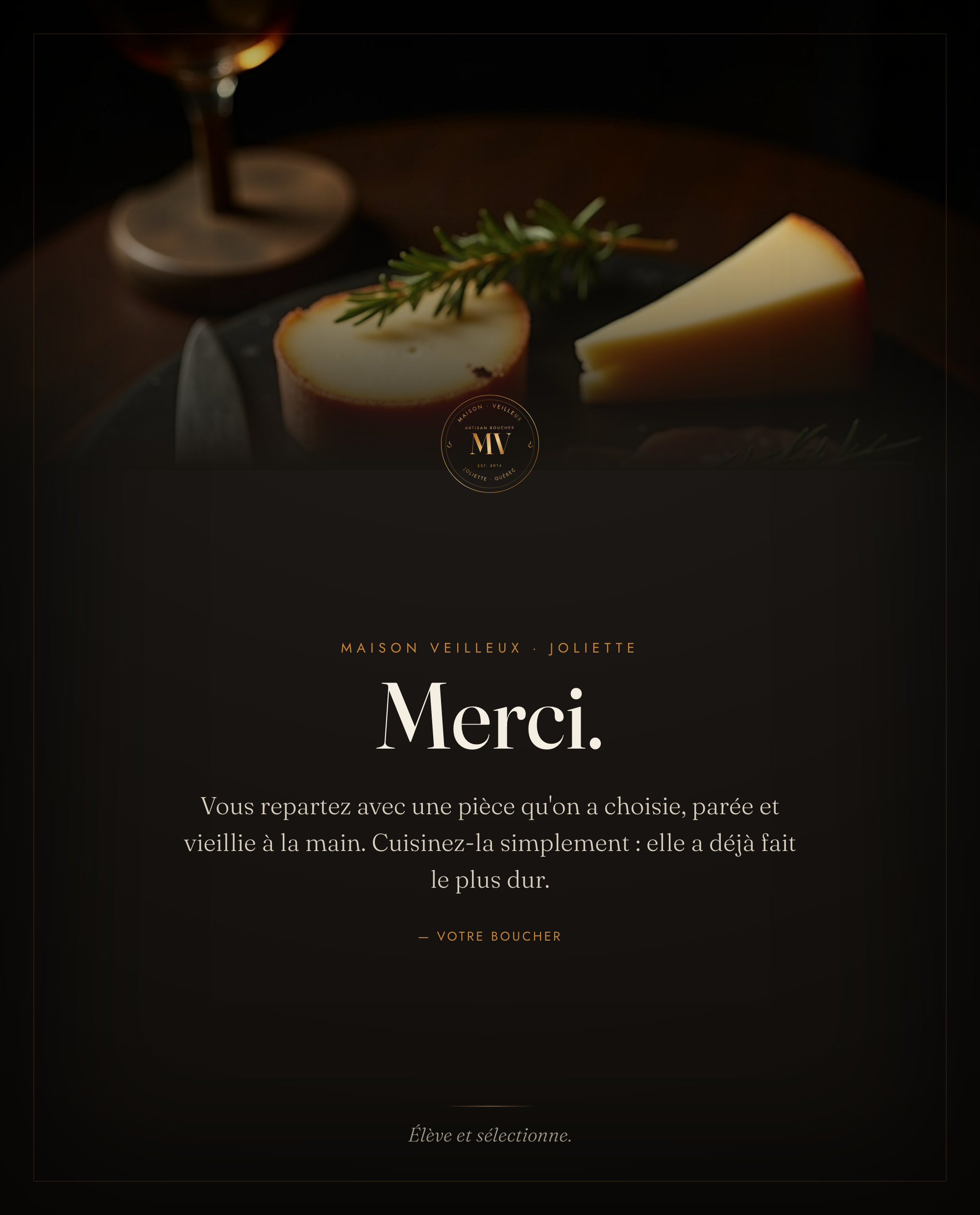 Carte de remerciement